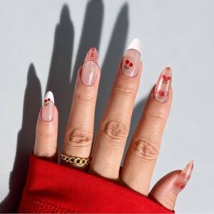 Cherries Press On Nails NWT